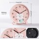 thumbnail image 2 of Educational Kids Alarm Clock - Day/Night, Children's Alarm Clock Non-Ticking Analog Alarm Clock Travel Alarm Clock(Pink Cat), 2 of 4