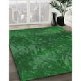 thumbnail image 2 of Ahgly Company Indoor Rectangle Patterned Deep Emerald Green Novelty Area Rugs, 2' x 5', 2 of 6