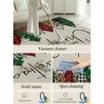 thumbnail image 5 of Merry Christmas Area Rug for Bedroom 5x7 Ft Green Red Plaid Buffalo Xmas Tree Beige Linen Super Soft fuzzy Throw Rug Non-Slip Fluffy Plush Indoor Floor Carpet for Living Room Nursery Home Decor, 5 of 8