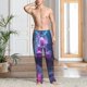 thumbnail image 2 of Balery Neon Buddha Cityscape Pantalones de pijama para hombre, pijama ultraligero, pantalón de descanso-X-Large, 2 of 6