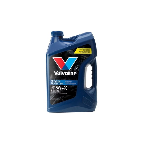Aceite de motor Valvoline Premium Protection SAE 15W40 Mineral para motor a Gasolina, Garrafa de 4.73 Litros