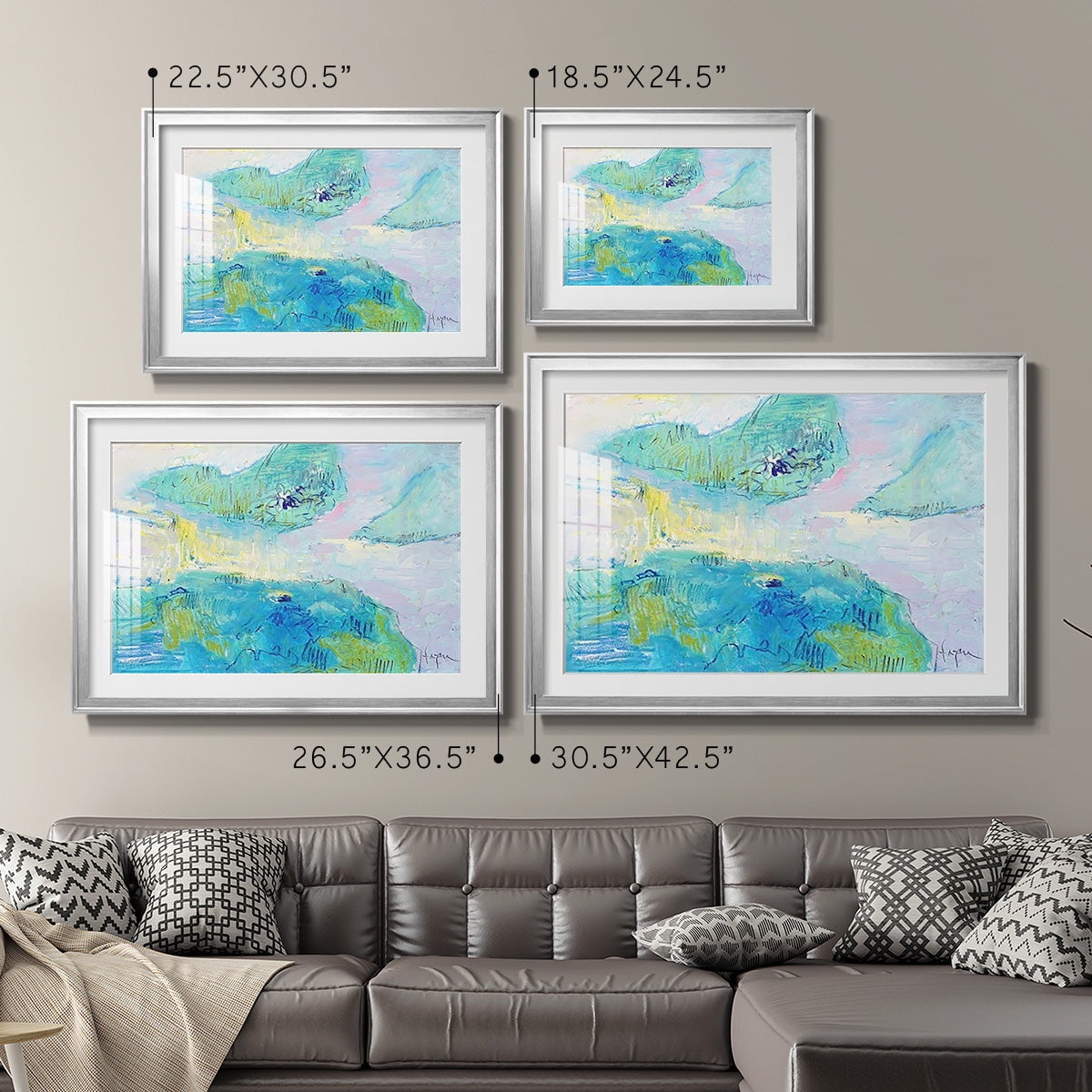 Smooth Sailing in the Heartland Premium Framed Print - Ready to Hang