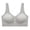 Gray, variant on Comfort Womens Everyday Wireless Bras for Women Soft Support Seamless Purple Jelly Bras Sleep Padded No Underwire Bras Plus Size,XL