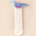 thumbnail image 2 of Fabrcox Womens Fuzzy House Slipper Socks, Cute Monster Decor, Non Slip Grips Fluffy Winter Indoor Socks, Warm Loungewear Socks for Sleeping at Home (Blue), 2 of 5