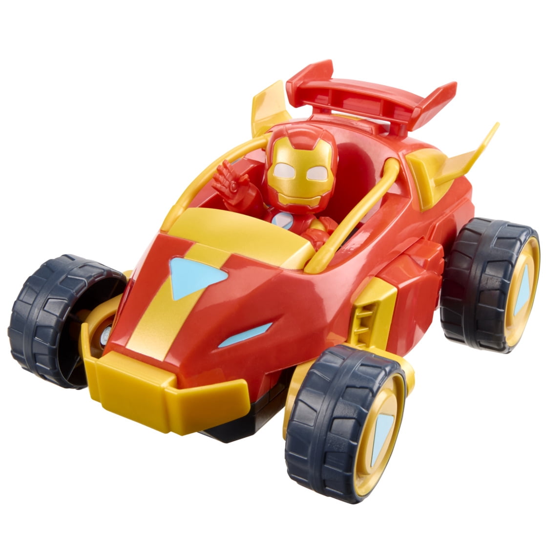 Marvel Iron Man and his Awesome Friends 2-In-1 Mech Suit & Vehicle Set for Kids Ages 3 and up