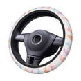 thumbnail image 4 of Daiia Happy Easter Sunflower Gnomes Steering Wheel Cover Auto Steering Wheel Covers Breathable Anti-Slip Steering Wheels Car Interior Decor Accessories for Men Women Universal 15 Inch, 4 of 8