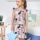 thumbnail image 4 of Balery Cat Camisón de princesa para niñas, pijama de algodón con mangas abullonadas, suave y bonito.-X-Large, 4 of 6