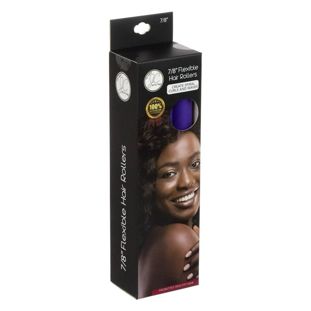Jenny Capp Hair Rollers 3/4'' Flexible Foam Purple Rollers