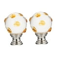 thumbnail image 4 of AURARMLET 2 Pcs Abat-Jour pour Lampadaires Embout de Lampe Base Ronde en Acier Inoxydable Déco, 4 of 8