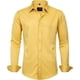 thumbnail image 1 of J.VER Camisas de vestir para hombre, camisa formal de manga larga, elástica, sin arrugas, informal, con botones, 1 of 4