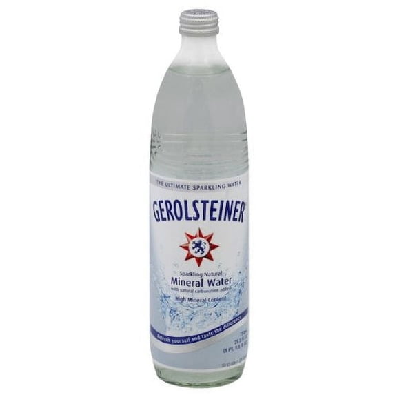 (Pack of 15) Gerolsteiner Sparkling Natural Mineral Water, 25.3 fl oz