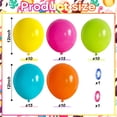 thumbnail image 2 of Set de globos Govpy, 60 unidades, 12 pulgadas, látex neón, decoración para fiestas, 2 of 9