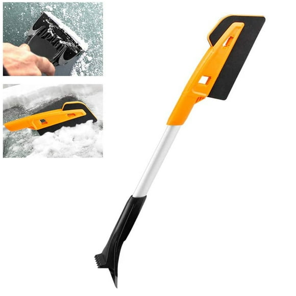 Car Removable Snow Brush and Whisk Ice Scraper and Deicing EVA Long-handled Snow Brush Ice Shovel Multifunctional Snow Shovel