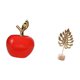 thumbnail image 5 of Estatua,Escultura de fruta artificial,estatua y artesanía,Escultura de hojas,Estatua de hoja de metal Escultura de hoja Decoración del hogar,Figura de hoja artística con decoraciones de, 5 of 8