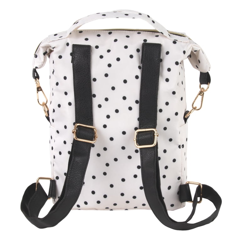 justice initial polka dot mini backpack School Ombre Foil (Letter M) Two side pockets provide convenient space for water bottles and accessories Girls backpack justice new with