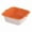 Orange, variant on PuSpu 29.5x27x9.5 cm Blue Plastic Kitchen Drainer Basket 1Pcs Food-Safe Space-Saving Organizer for Vegetables Pasta Prep Home