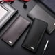 thumbnail image 5 of BRIGHTFUFU Cartera larga de cuero de PU de la moda para hombre Monedero suave de gran capacidad para tarjetas de crédito de cheques Efectivo (negro), 5 of 8