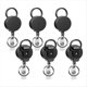 thumbnail image 1 of Paquete de 6 Soportes para Tarjetas de IdentificacióN RetráCtiles con Carrete Alta Resistencia, Para Tarjetas con Carrete de RetráCtil con con Clip para CinturóN, 1 of 5