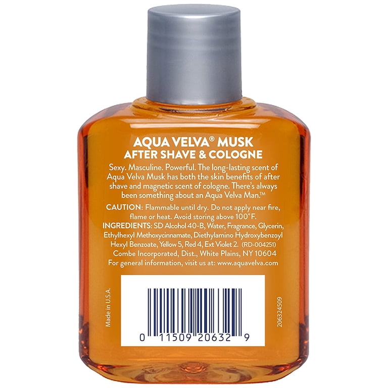 Aqua Velva, After Shave Cologne, Musk Scent, 3.50 oz - Walmart.com