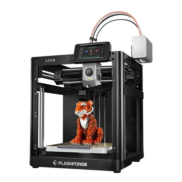 Flashforge AD5X 3D Printer, Multi-Color Printer for Beginners Home DIY, 1Count, 8.7 x 8.7 x 8.7"