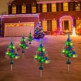 thumbnail image 6 of Solar 4-Color Christmas Tree Light with Plug-in Spike, Effortlessly Transforms Garden Landscapes and Courtyards into a Dazzling Christmas Wonderland Multicolor, 6 of 9