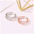 thumbnail image 4 of YSNOOWE 1Ud Anillo Decorativo Dorado De Doble Capa Para Mujer Con Detalles Finos Y Estilo Chic, 4 of 8