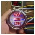 thumbnail image 3 of 3 In 1 Multifunction Gauge Water Temperature Meter Oil Pressure Gauge 0-10 Bar Voltmeter With Red Backlight ,Easy to Calibrate, 3 of 6
