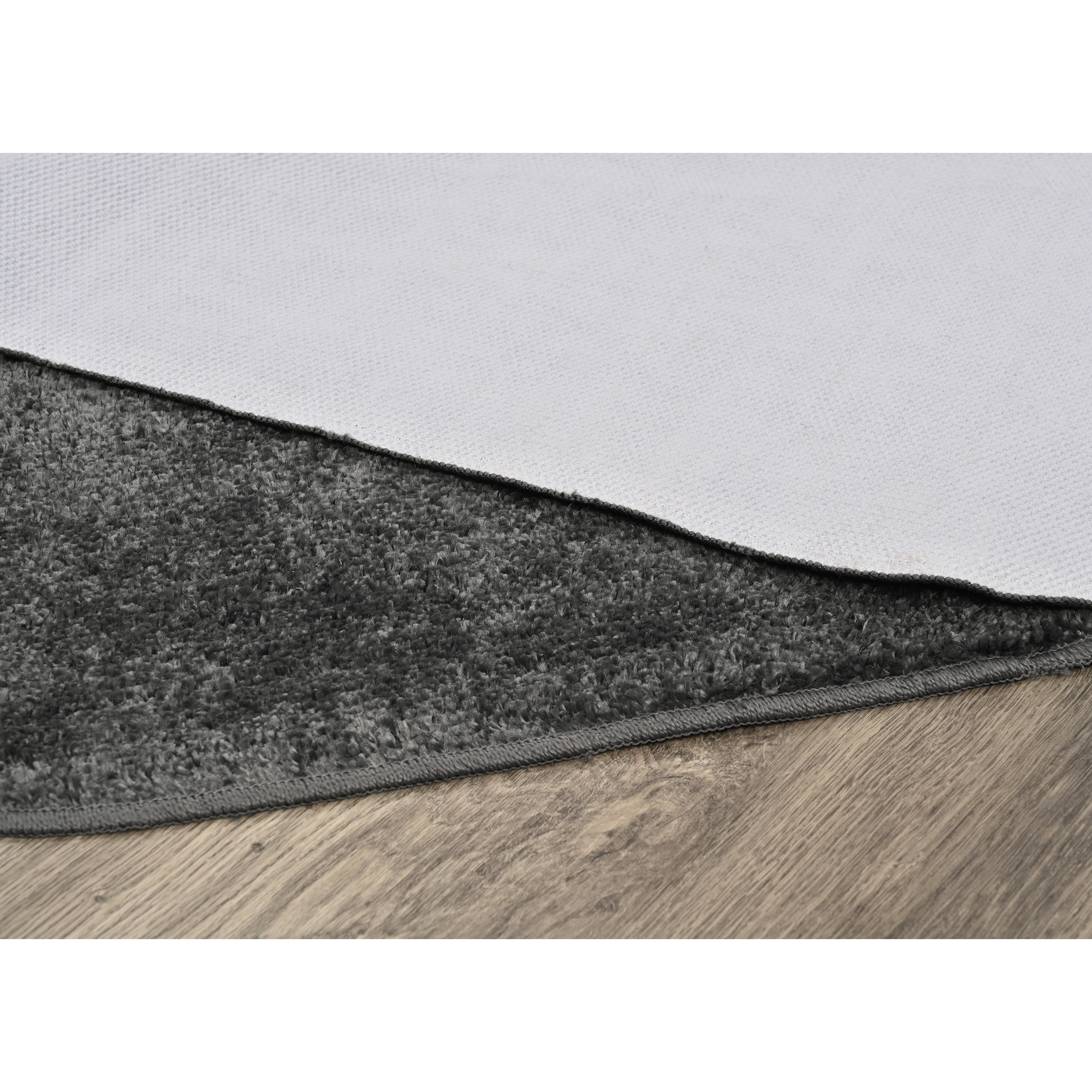 Garland Rug Gramercy Washable Bath Rug Set, 5 Piece (2 Bath Rugs, Contour, Lid Cover, & Runner Rug) Cinder Gray