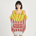 thumbnail image 6 of Hsqqdc Adults Funny Food Print Outfit Set,One Size for Men Women(fries), 6 of 7