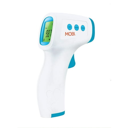 MOBI Non-Contact Forehead Thermometer with Fever Indicators and Object Mode - Fever Thermometer, Cold & Flu Thermometer *EN