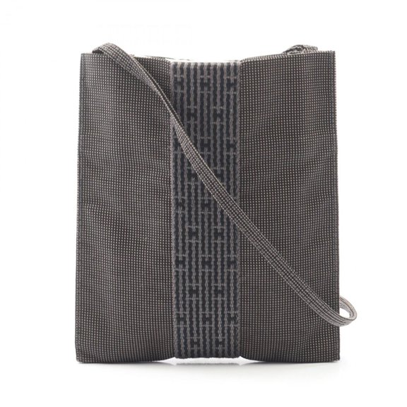 Pre-Owned Hermes Hermès Air Line Pochette Shoulder Bag, Canvas/Nylon Canvas,... (Fair)