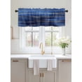 thumbnail image 2 of Valances for Windows Abstract Golden Rod Pocket Cafe Window Treatments Valance Curtains for Kitchen Bathroom Laundry Basement Windows 54"x18", 2 of 9