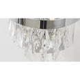 thumbnail image 3 of Design Living 3-Light Chrome Wall Sconce With Clear Crystal Accents, 3 of 6