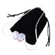 thumbnail image 4 of 100 Unids Bolsa de Lazo de Bolsas de Favor Boda / Bolsos de Regalos de Navidad Ajustables - Negro Azul Sunnimix Bolsas de lazo de terciopelo, 4 of 8