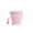 Pink, variant on Eolstice Silicone Water Cup 260ml Portable, Folding Water Cup Travel Camping Outdoor, Collapsible Cup with Cover Hanging Rope,Gray