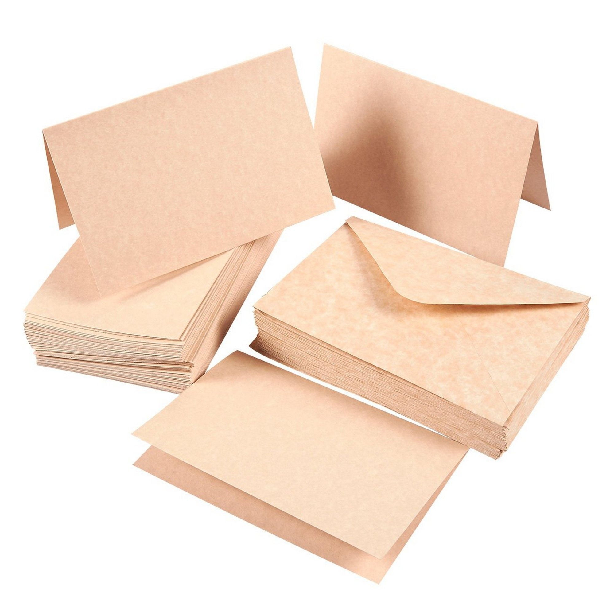 Set of 48 A4 Invitation Envelopes and 4 x 6 Blank Greeting Card Paper