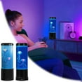 thumbnail image 5 of Large Round LED JÃ©llyfish Lamp â LEDs with Vibrant Color-Changing Effects â The Sensory FÃ¡ke Aquarium for Decoration, AÃºtism, A_DHD, Stress & Anxiety Relief â Gift, Remote control model, M, 5 of 15