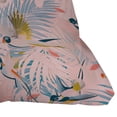 thumbnail image 3 of Society6 Pinky Sunny Boho Birds Pink by evamatise Throw Pillow, 3 of 5