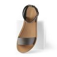 thumbnail image 2 of DREAM PAIRS Women's Cute Open Toes One Band Ankle Strap Summer Flat Sandals, 2 of 8