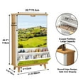 thumbnail image 2 of Shoe Storage Cabinet with 3 Flip Drawers for Spanish agriculture Shoe Rack Storage Organizer, 2 of 7