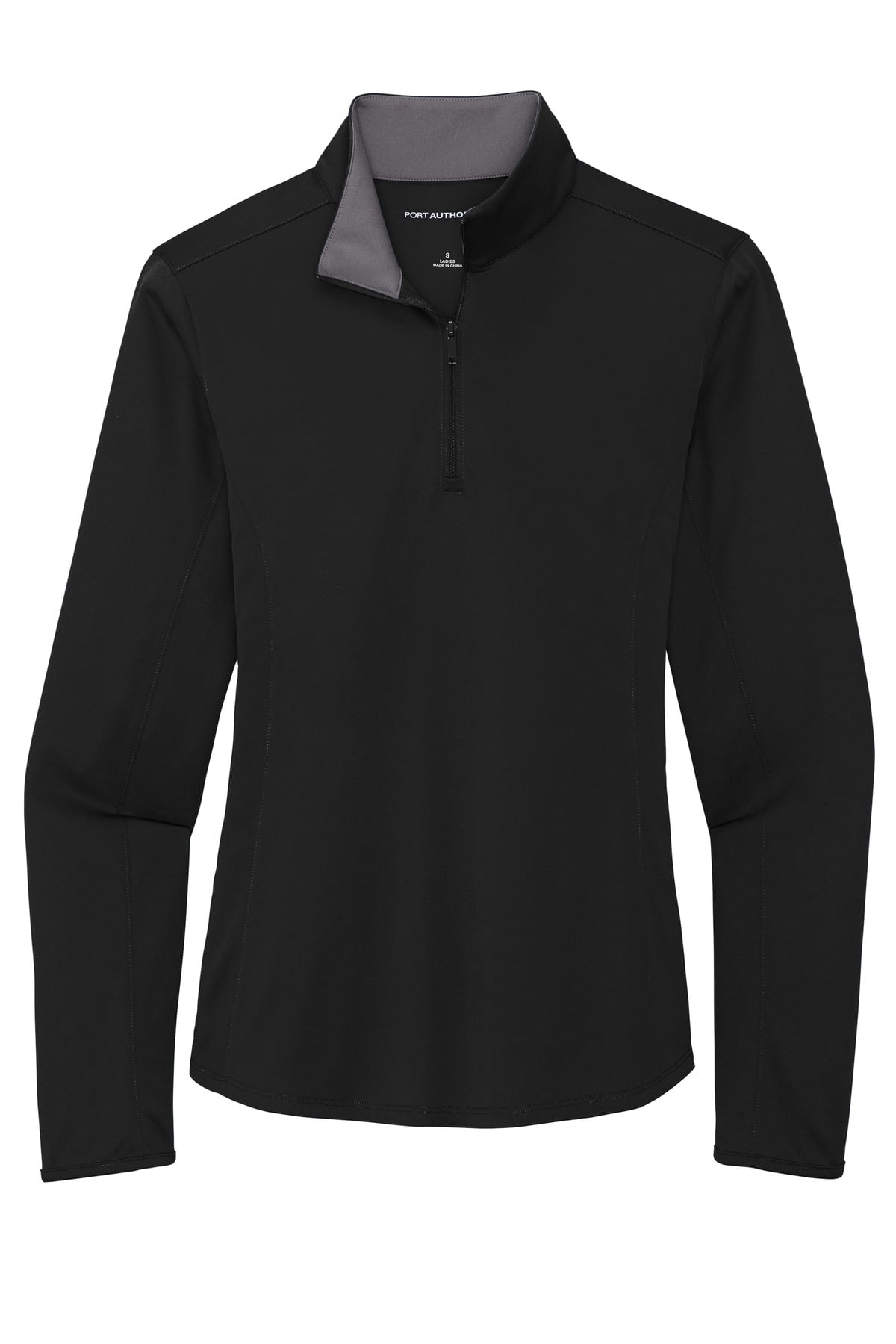 port authority ladies silk touch performance 1 4 zip
