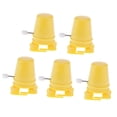 thumbnail image 3 of 5x Robot de cuerda con patas para manualidades, juguete educativo de cuerda para amarillo, 3 of 9