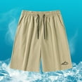 thumbnail image 3 of Pantalones cortos de verano para hombre y niño, 5 pulgadas, cintura elástica, fibra de viscosa, informales/senderismo, varias tallas (S-XXXXXL), 3 of 4