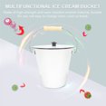 thumbnail image 2 of Enamel Bucket Serving Bucket Liquid Container Milk Storage Buckets Household Supply, 2 of 7