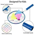 thumbnail image 6 of Badminton Rackets for Children Kids Badminton Set Playing Training Tool,Indoor Outdoor Sport Game for Child Beginner Players, 6 of 7