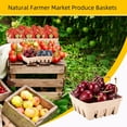 thumbnail image 2 of 60 Pack Pulp Fiber Berry Basket, for Strawberry Blueberry Raspberry Grape Cherry, Produce Basket Containers, 2 of 7
