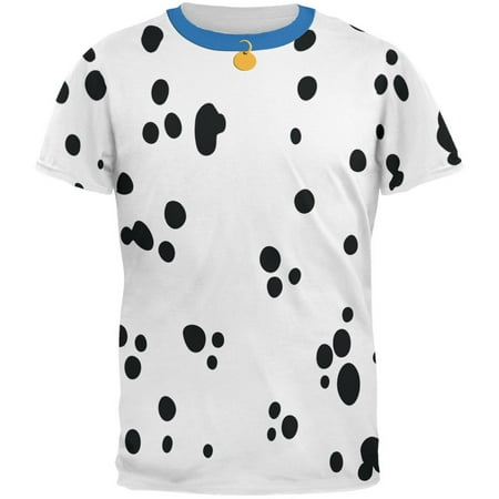 Dog Dalmatian Costume Blue Collar All Over Adult