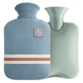 thumbnail image 2 of Yirtree Hot Water Bottle with Knitted Cloth Cover - 1000ml/2000ml Classic Hot Water Bag for Pain Relief, Neck and Shoulders, Feet Warmer, Menstrual Cramps, Hot and Cold Therapy, 2 of 8