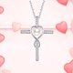 thumbnail image 5 of Collar Love Infinity de Plata de Ley 925 con piedra natal de noviembre, joyería de citrino para esposa, mamá, regalos de cumpleaños, joyería para mujer, 5 of 5
