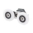 thumbnail image 4 of veasfak Double Wheeled Replacement Shower Door Roller Runner Wheel 25mm Diameter, 4 of 9